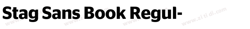 Stag Sans Book Regul字体转换